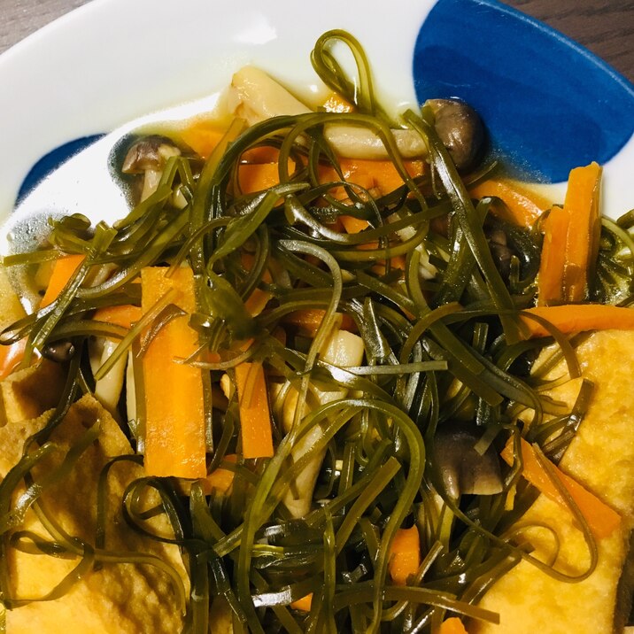 刻み昆布と厚揚げの煮物 レシピ 作り方 By Mamimumai 楽天レシピ